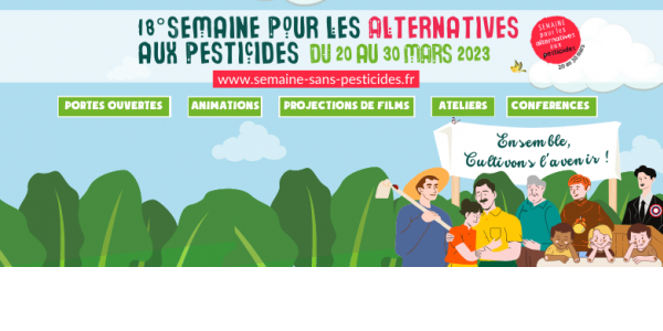 L’UNAF est partenaire de la 18ème Semaine pour les Alternatives aux Pesticides, du 20 au 30 mars